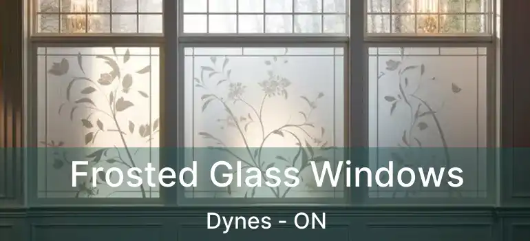  Frosted Glass Windows Dynes - ON
