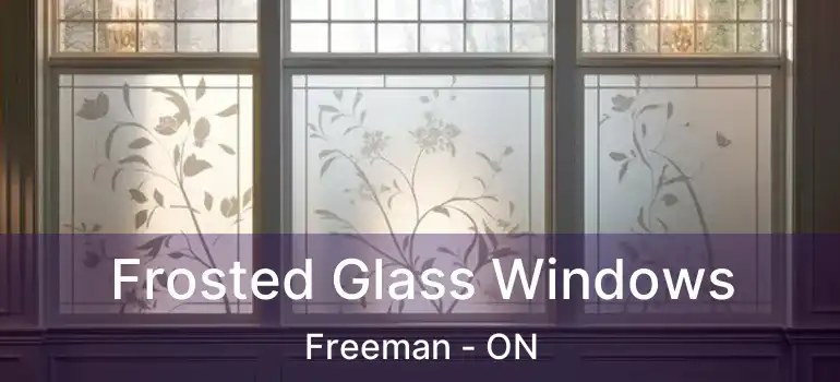  Frosted Glass Windows Freeman - ON
