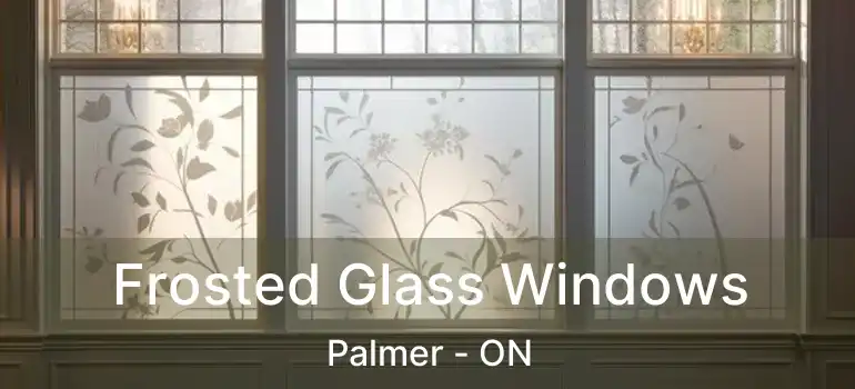  Frosted Glass Windows Palmer - ON