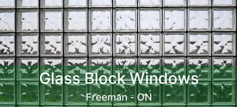  Glass Block Windows Freeman - ON