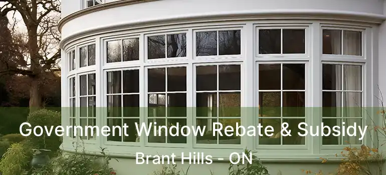  Government Window Rebate & Subsidy Brant Hills - ON