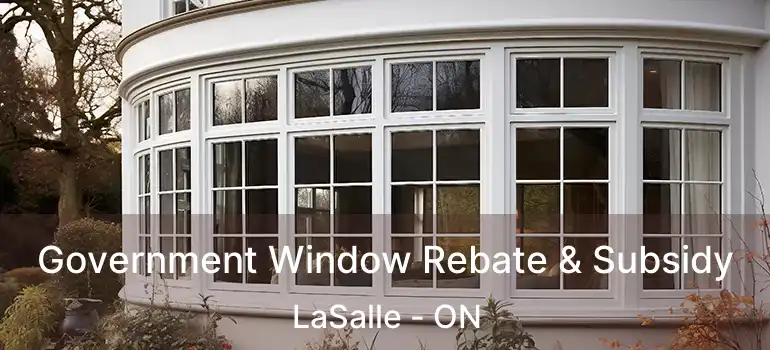  Government Window Rebate & Subsidy LaSalle - ON