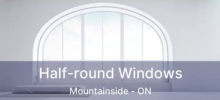  Half-round Windows Mountainside - ON