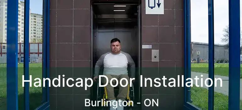  Handicap Door Installation Burlington - ON
