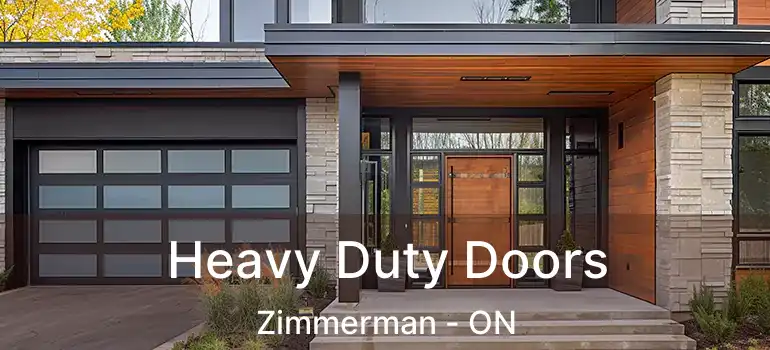  Heavy Duty Doors Zimmerman - ON