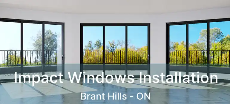  Impact Windows Installation Brant Hills - ON