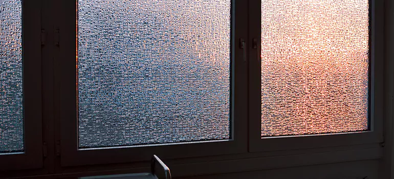 Frosted Glass Window Replacement in Burlington, Ontario