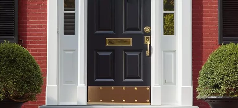 Commercial Door Kick Plate Installation in Burlington, ON