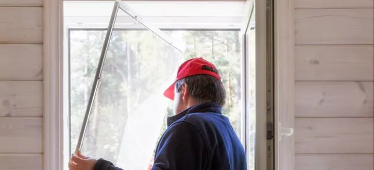Expandable Window Screen Installation in Burlington, Ontario