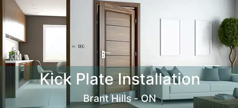  Kick Plate Installation Brant Hills - ON
