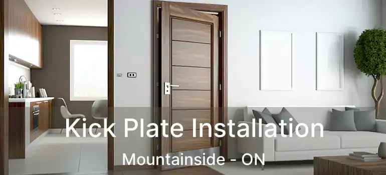 Kick Plate Installation Mountainside - ON