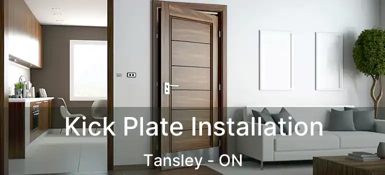  Kick Plate Installation Tansley - ON