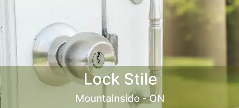  Lock Stile Mountainside - ON