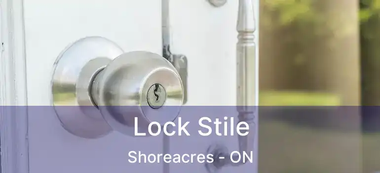  Lock Stile Shoreacres - ON