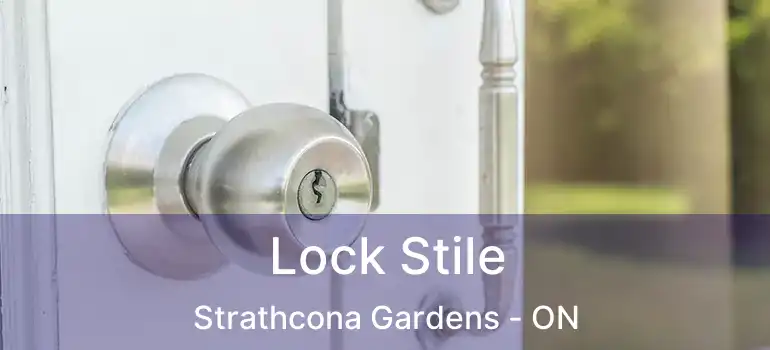 Lock Stile Strathcona Gardens - ON