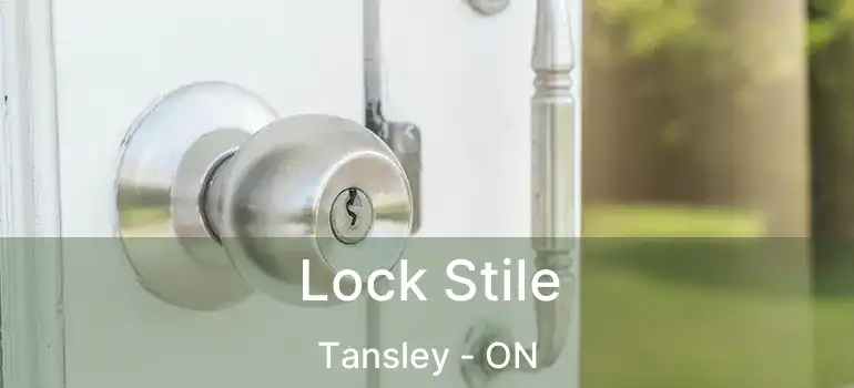  Lock Stile Tansley - ON