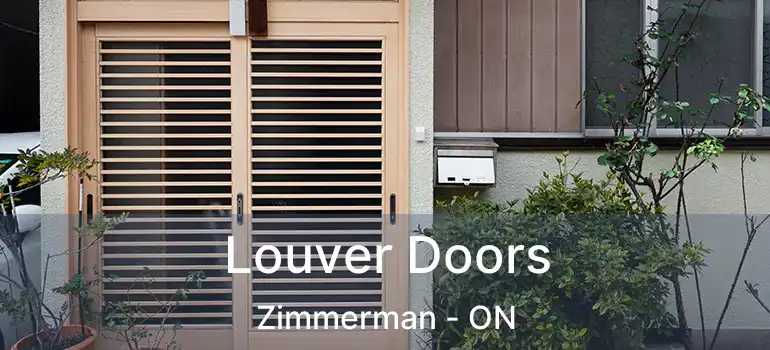  Louver Doors Zimmerman - ON