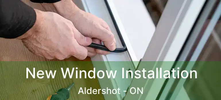  New Window Installation Aldershot - ON