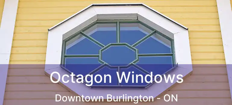  Octagon Windows Downtown Burlington - ON