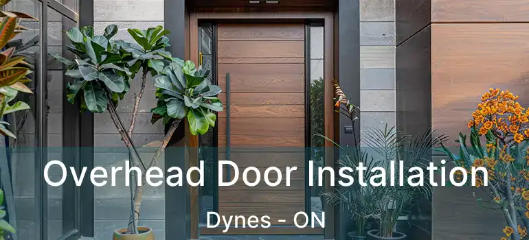  Overhead Door Installation Dynes - ON