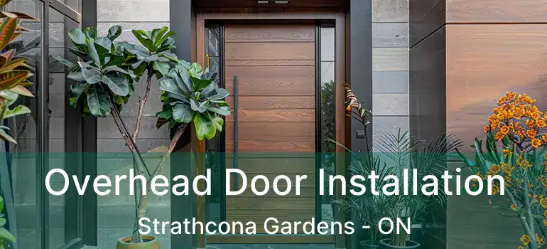  Overhead Door Installation Strathcona Gardens - ON
