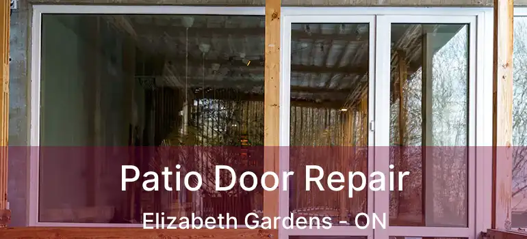  Patio Door Repair Elizabeth Gardens - ON