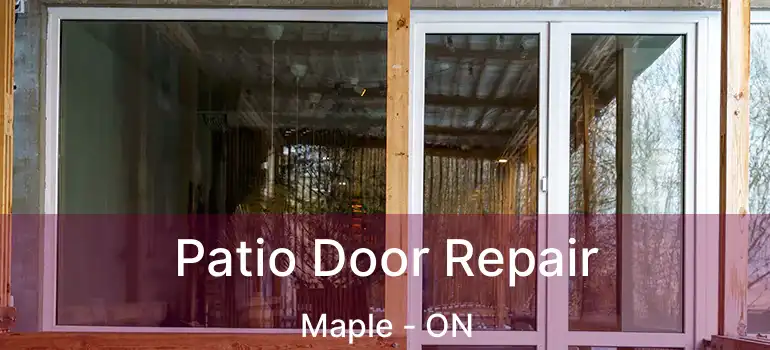  Patio Door Repair Maple - ON