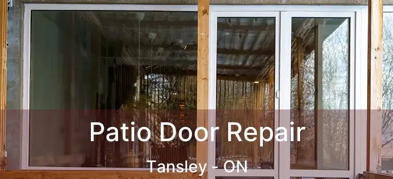  Patio Door Repair Tansley - ON
