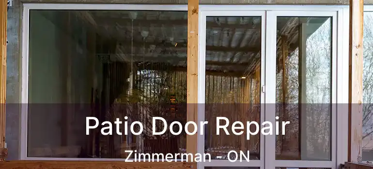  Patio Door Repair Zimmerman - ON