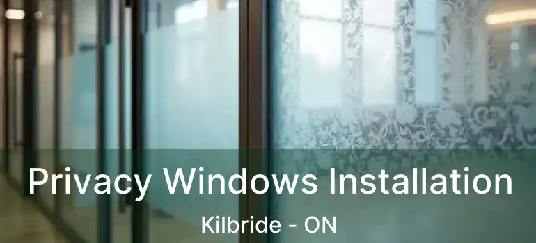  Privacy Windows Installation Kilbride - ON