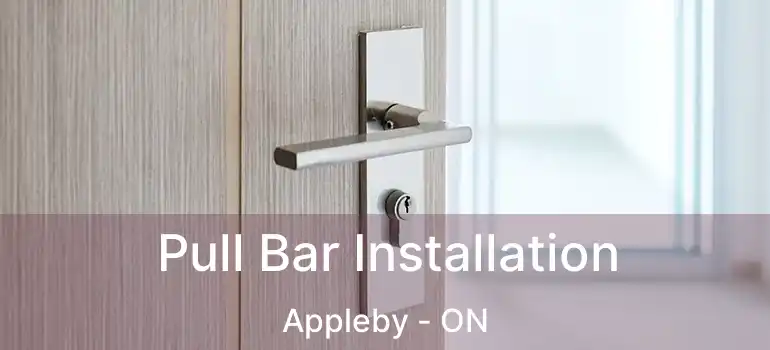  Pull Bar Installation Appleby - ON