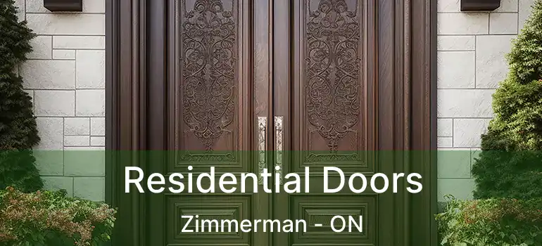  Residential Doors Zimmerman - ON