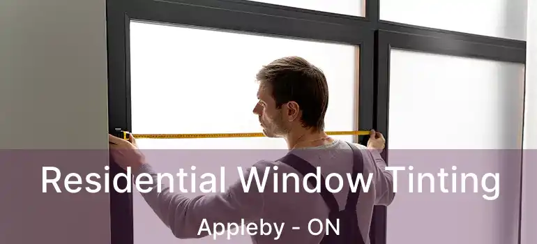  Residential Window Tinting Appleby - ON