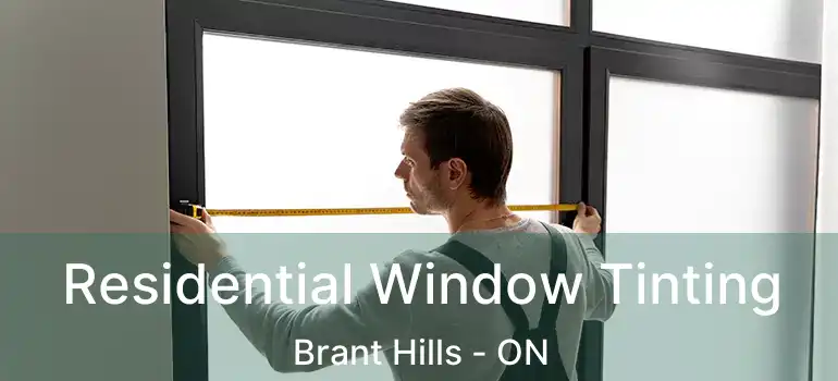  Residential Window Tinting Brant Hills - ON