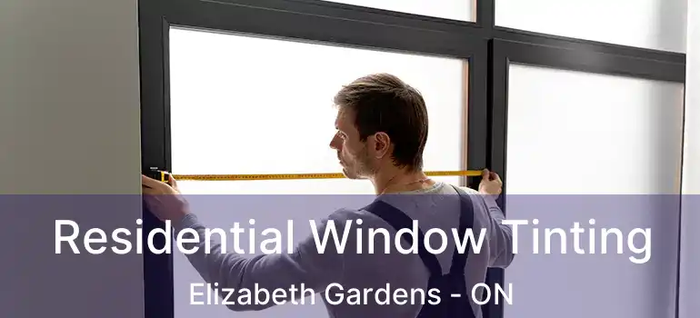  Residential Window Tinting Elizabeth Gardens - ON