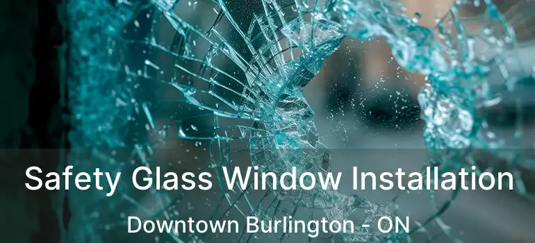  Safety Glass Window Installation Downtown Burlington - ON