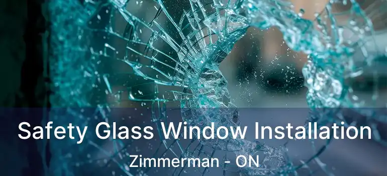  Safety Glass Window Installation Zimmerman - ON