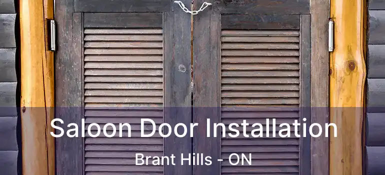  Saloon Door Installation Brant Hills - ON
