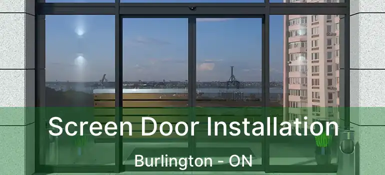  Screen Door Installation Burlington - ON