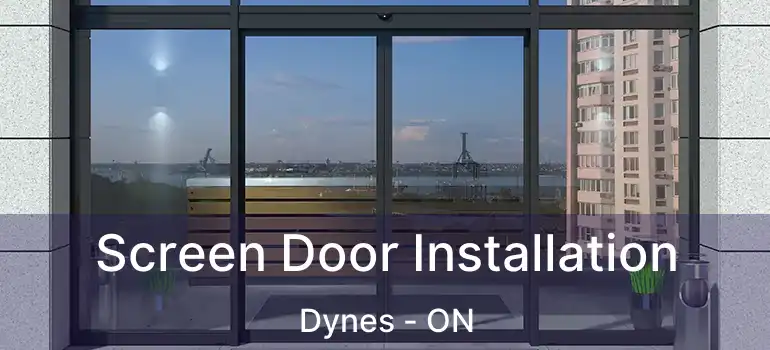  Screen Door Installation Dynes - ON