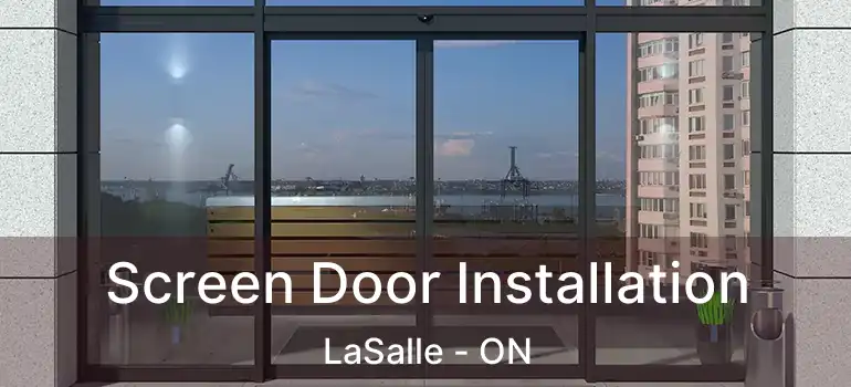  Screen Door Installation LaSalle - ON