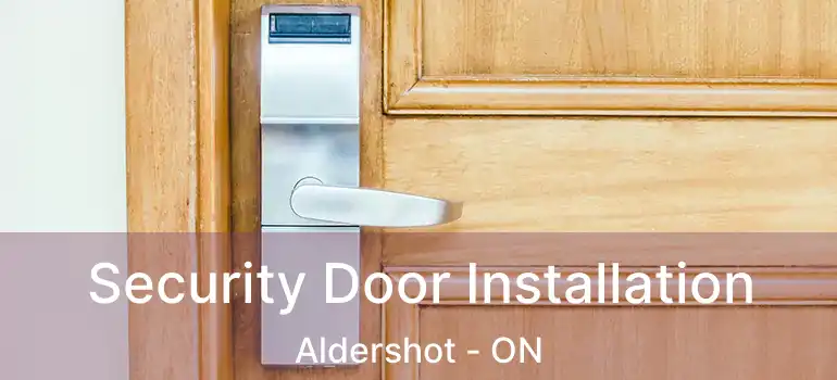  Security Door Installation Aldershot - ON