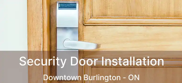  Security Door Installation Downtown Burlington - ON