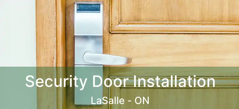  Security Door Installation LaSalle - ON