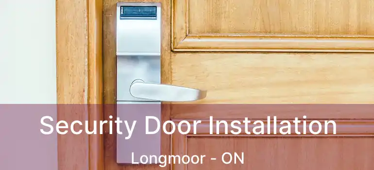  Security Door Installation Longmoor - ON