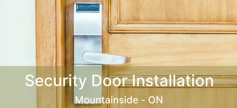  Security Door Installation Mountainside - ON