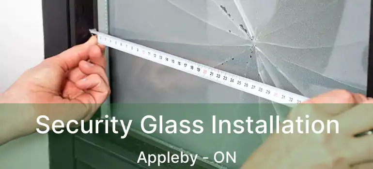 Security Glass Installation Appleby - ON