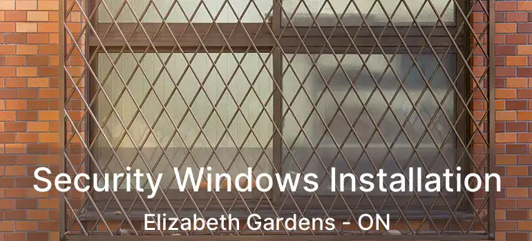  Security Windows Installation Elizabeth Gardens - ON