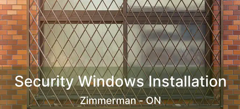  Security Windows Installation Zimmerman - ON