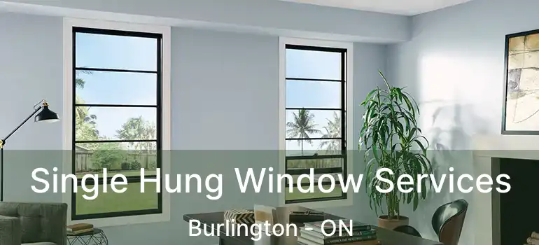  Single Hung Window Services Burlington - ON